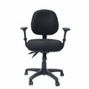 Furniture Trade „Kangaroo“ biuro kėdė, juoda – su porankiais