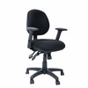 Furniture Trade „Kangaroo“ biuro kėdė, juoda – su porankiais