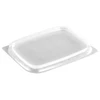 Usorteret Žema dėžutė iš plastiko, Mini 65,108x82x10mm PP, permatoma, kartoninė pakuotė po 1000 vnt., skirta maistui