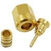 Gomar Nippel tiesus 1/4'' su atleidikliu 10 vnt./pak.