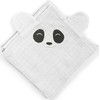 Rankšluostis Nuuroo nuuroo - 2 pieluszki PANDA Baltas 70 x 70 cm