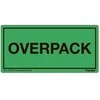 ETI Danger label overpack žalias/juodas 50x100mm 250 pcs