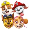 Usorteret Paw Patrol papmasker 8 stk