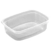 Usorteret Plastikinė dėžutė, Mini 65, stačiakampė 125 ml, 108x82x28 mm PP, permatoma, kartoninė pakuotė po 1000 vnt.