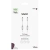 „Sinox“ antenos kabelis. Patvirtintas „YouSee“ ir „Stofa“. 1,5 m. Baltas.
