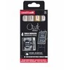 Uni - Chalk Marker PWE-5M, set of 4 markers - auksinis, sidabrinis &amp; 2 x baltas (401579)