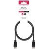 Vivanco VVVXHDMI25MMGK, 2,5 m, HDMI Type A (standartinis), HDMI Type A (standartinis), juodas
