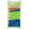 uvex x-fit vienkartinių ausų kištukų užpildymo pakuotė (200 porų)