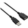 Kabelis USB V7 USB-A - USB-A 1.8 m Juodas (V7E2USB2EXT-1.8M)