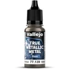 Vallejo Vallejo: 77.139 - True Metallic Metal - Base - Aged Metal (18 ml)
