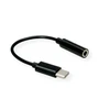 Value 12.99.3214, 3.5mm, moteriškas, USB, vyriškas, 0.13 m, juodas