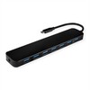 Value 14.99.5040, USB 3.2 Gen 1 (3.1 Gen 1) Type-C, USB 3.2 Gen 1 (3.1 Gen 1) Type-A, 5000 Mbit/s, Juoda, Aliuminis, 0,1 m