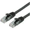 Value Vertė VERTĖ - Patch- Kabelis - RJ- 45 (M) iki RJ- 45 (M) - 15 m - UTP - CAT 6a - formos, be Haken - juodas, RAL 9011 (21.99.1468)