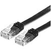 Value XtendLan pataisomasis kabelis Cat6, UTP - 5m, juodas, plokščias