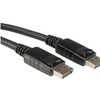 Value DisplayPort kabelis, DP-DP, M/M 10 m, 10 m, DisplayPort, DisplayPort, kištukas, kištukas, 4096 x 2560 pikselių
