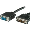 Kabelis Value DVI- A - D- Sub (VGA) 2m juoda (11.99.5420)