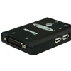 VALUE KVM Switch "Star", 1U - 2 PCs, HDMI, USB, 1920 x 1200 pikselių, Juodas