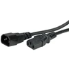 Value Monitoriaus maitinimo kabelis 0,5 m, 0,5 m, C14 jungtis, C13 jungtis, 250 V, 10 A