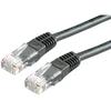 VALUE Kabelis krosowy PatchCord UTP Kat.6 0.5m juoda