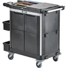 Valymo vežimėlis Nordic Recycle Trolley 2.0, vidutinio dydžio, 1010x620x1070 mm, juodas, perdirbtas HDPE/aliuminis