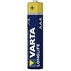 Varta 04103, Vienkartinės baterijos, AAA, Šarminės, 1,5 V, 8 vnt., Auksinė, Geltona