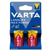 Varta 04714 101 422, LR14, Šarminės baterijos, 1,5 V, 2 vnt., Raudona, Geltona, Vokietija