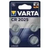 Varta 06025 101 404, vienkartinė baterija, CR2025, ličio, 3 V, 4 vnt., 160 mAh
