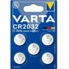 Varta 06032, Vienkartinės baterijos, CR2032, Ličio, 3 V, 5 vnt., 230 mAh
