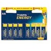 Varta BV-8 AA, Vienkartinės baterijos, AA, Šarminės, 8 vnt., Mėlyna, Geltona, Cilindrinė