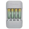 Varta Eco Charger Pro, Nikelio-metalo hidrido (NiMH), Trumpojo jungimo, AA, AAA, 4 vnt., Pridedamos baterijos