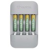 Varta Eco Charger Pro, Nikelio-metalo hidrido (NiMH), Trumpojo jungimo, AA, AAA, 4 vnt., Pridedamos baterijos