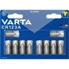 Varta Elektronika CR 123 Nuotraukų Baterija CR-123A Ličio 1430 mAh 3 V 10 vnt.