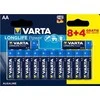 Varta 04906, Vienkartinės baterijos, AA, Šarminės, 1,5 V, 12 vnt., Mėlyna, Auksinė