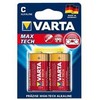 Varta 04714 101 422, LR14, Šarminės baterijos, 1,5 V, 2 vnt., Raudona, Geltona, Vokietija