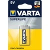Cinko-anglies baterija 9V 6F22 Varta