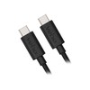 Kabelis USB Veho USB-C - USB-C 1 m Juodas (USB-CT į USB-CT įkrovimui ir)