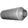 Vent-Trade Sp.ZOO EUR Duslintuvas Ø160 L=600 - LYC-50-160-600 nipelis/nipelis, cinkuotas, apskritas