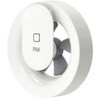 Ventiliatorius Fresh Ab „FRESH Fan Pax Calima“, nepertraukiamo veikimo su aktyviu drėgmės ir šviesos jutikliu, papildomi nustatymai su programėle. Oro srautas 110 m³/h, Ø100–140 mm.