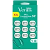 Venus Pro ComfortGlide Sensitive skustuvo peiliukai – žali/balti – 9 vnt.