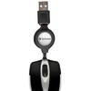 Verbatim Go Mini Optinė Travel Pelė - Juodas, Ambidextrous, Optinė, USB Type-A, 1000 DPI, Juodas