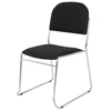 Vespa meeting chair, gloss/juodas