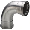 VIEGA Inox alkūnė 90 laipsnių 76,1mm INOX, nerūdijančio plieno mova / mova, SC-Contur