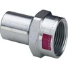 VIEGA Prestabo indstikstykke nippel / muffe 1/2"x18mm, af ulegeret stål Indvendigt gevind, SC-contur