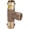 VIEGA Profipress dujų trišakis 22 mm x 1/2", pagamintas iš pistoleto metalo, su SC-Contur ir vidiniu sriegiu