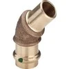 Viega Bogen SANPRESS 45 Grad IxA 2226.1.191825 54mm aus Rotguss