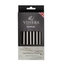 Viners VINERS Short steel drinking straws set 6
