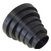 Vink Plast Duka daugiafunkcis adapteris - PVC, juodas, Ø160/150/130-125/110/100/75 mm