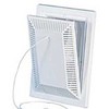 Duka Ventilation Atlenkiamas vožtuvas 100 x 150 mm su priverstiniu atidarymu, baltas, 112 tipas