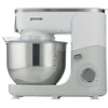 Virtuvinis kombainas Gorenje MMC1005W, 4,8 l, pilka, nerūdijančio plieno, balta, mygtukai, rotacinis, plakti, maišyti, malti, minkyti, maišyti, 1,1 m, variklio užraktas