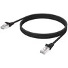 VISION 2m Juodas CAT6A STP cable